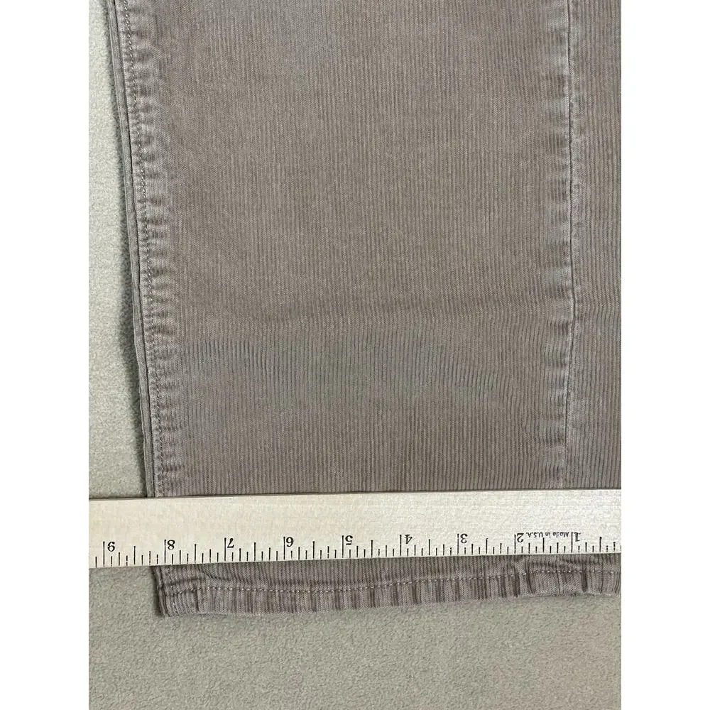 J. Crew Pants‎ Jeans 33x30 Brown Corduroy Straight Leg Regular Fit Mid Rise
